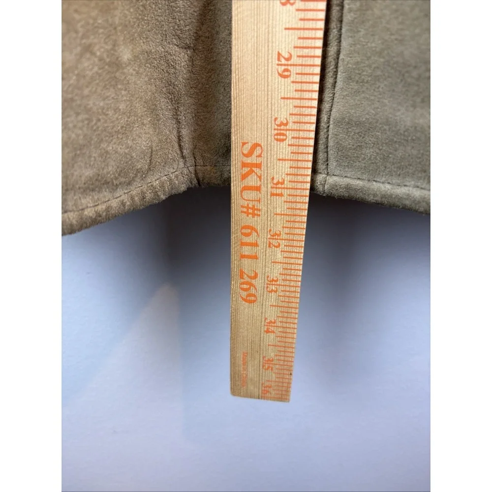 Vintage Sears Western Outdoor Wear Sherpa Suede Jacket Size Medium 1970s‎